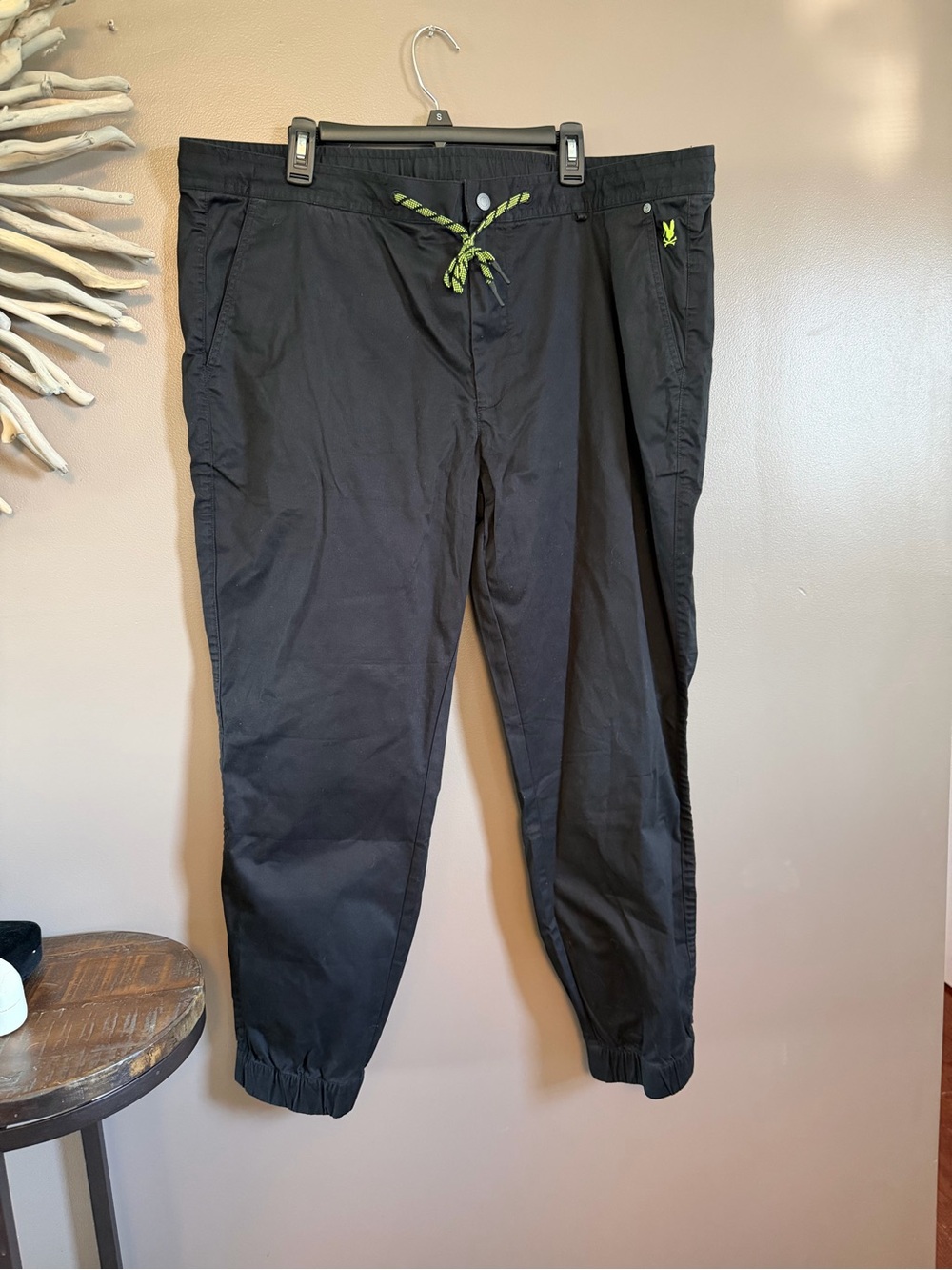 Psycho Bunny Black Jogger Style Pant